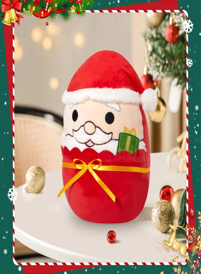 CozyWorld 2025 Christmas Santa Claus Stuffed Plushies Christmas Plush Pillow Stuffed Animals Soft Cozy Cuddle Toy Holiday Xmas Decor Gift for Boys Girls, 12" - Image 2